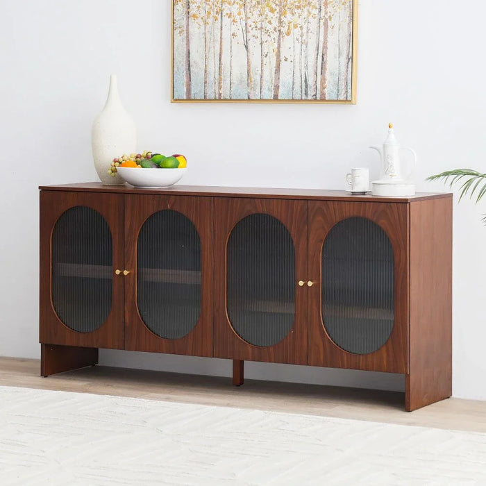 Azeron Buffet Cabinet-Brown-With 2-Year Warranty