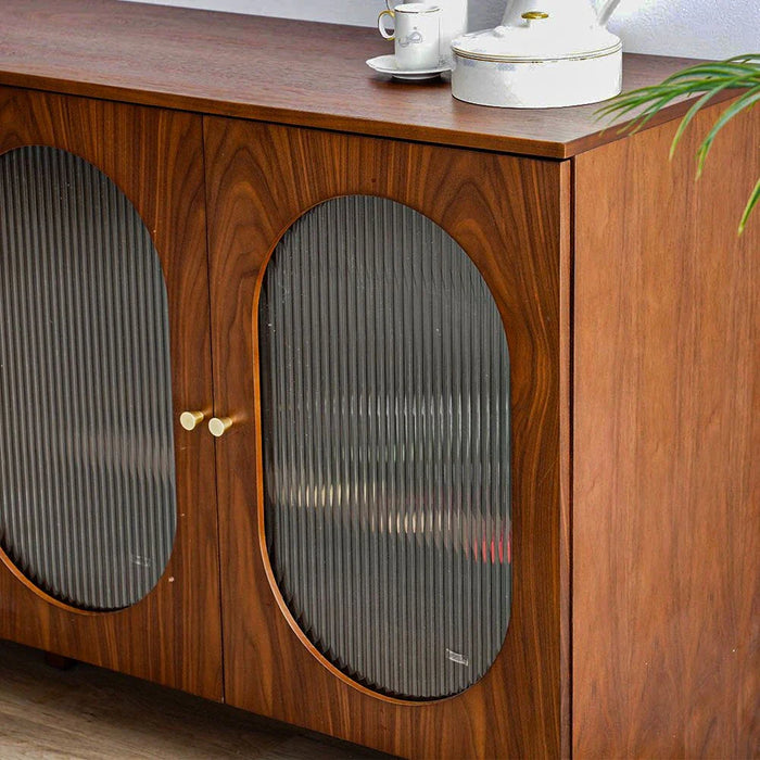 Azeron Buffet Cabinet-Brown-With 2-Year Warranty