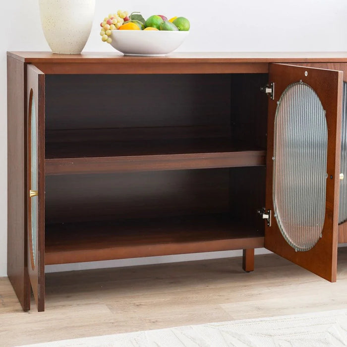 Azeron Buffet Cabinet-Brown-With 2-Year Warranty