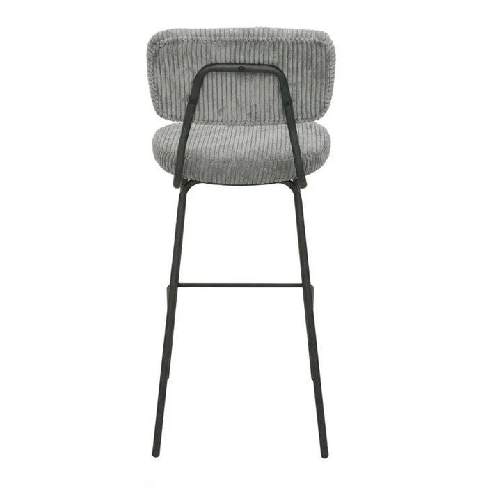 Brad Bar Stool - Grey/Black