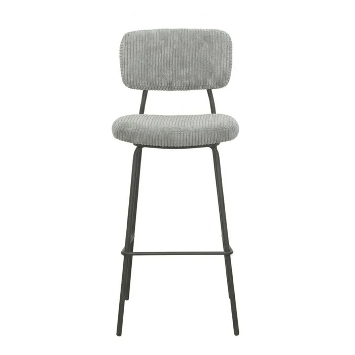 Brad Bar Stool - Grey/Black