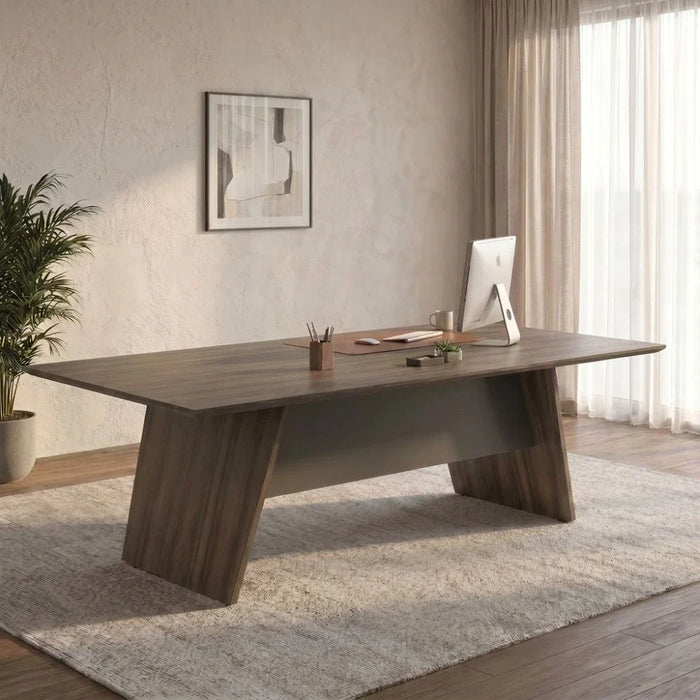 Hammel Meeting/Conference Table-Dark Teakwood-With 5-Year Warranty