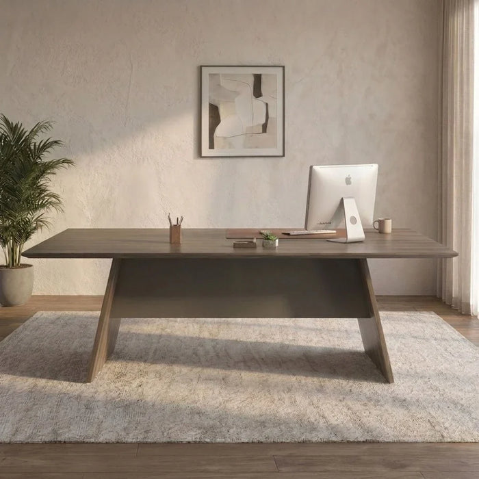 Hammel Meeting/Conference Table-Dark Teakwood-With 5-Year Warranty