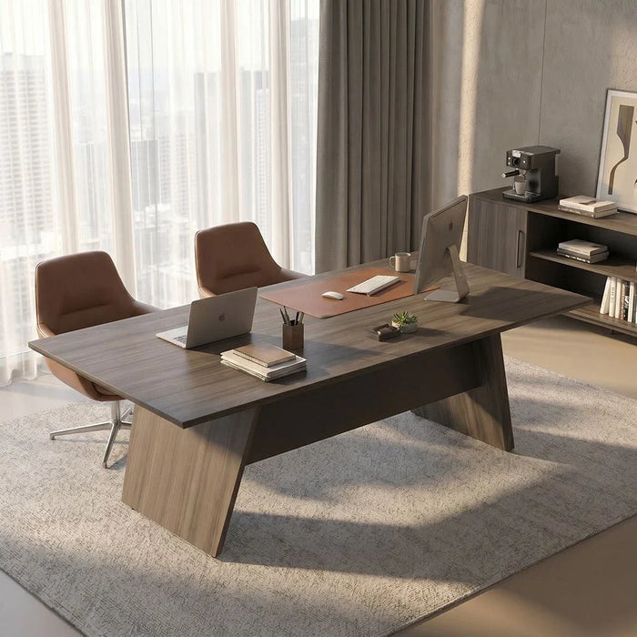 Hammel Meeting/Conference Table-Dark Teakwood-With 5-Year Warranty