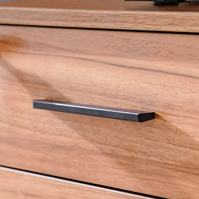 Blend Office Desk with 3 Drawers - Walnut - With 2-Year Warranty