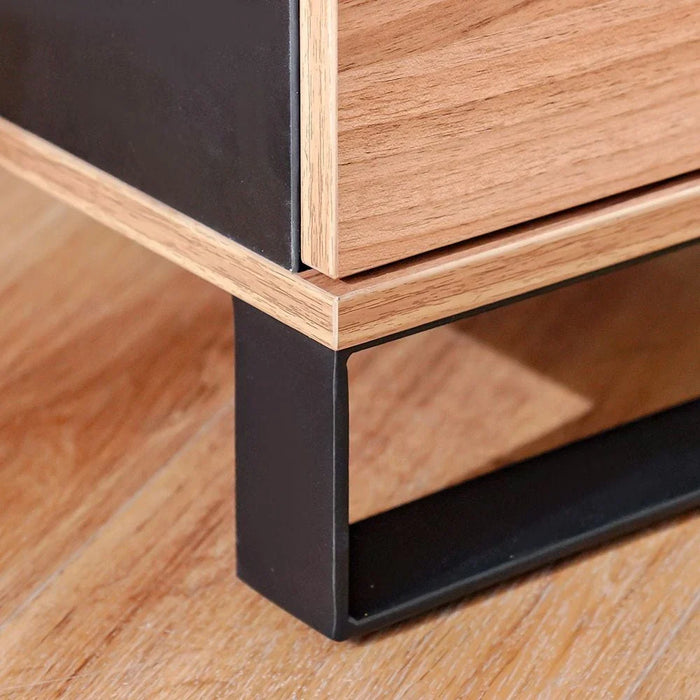 Blend Office Desk with 3 Drawers - Walnut - With 2-Year Warranty