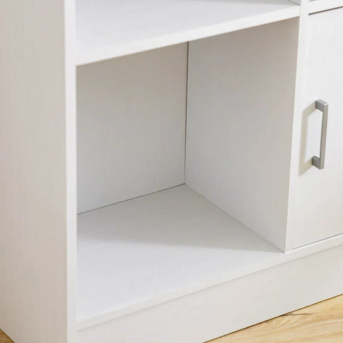 Bush 4 Door Storage Cabinet - White