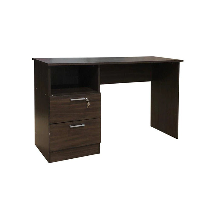 Jabal Study Desk With 2 Drawer-Walnut