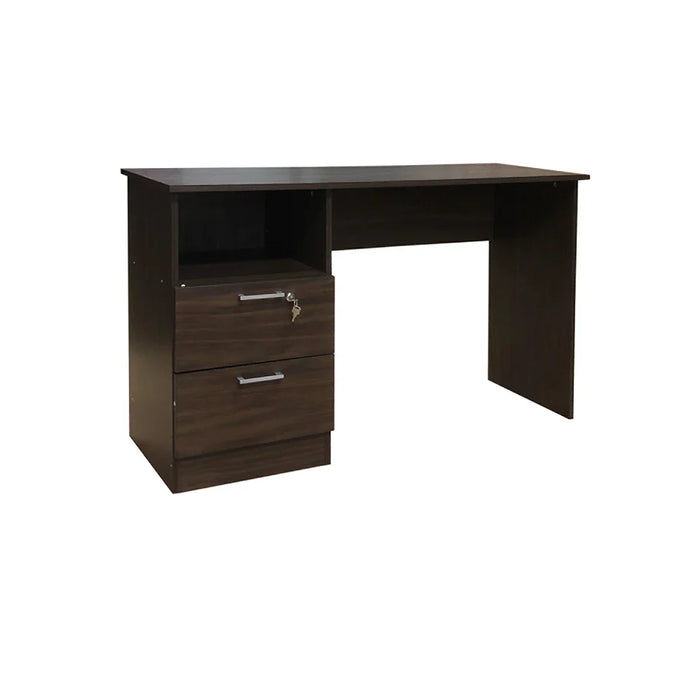 Jabal Study Desk With 2 Drawer-Walnut