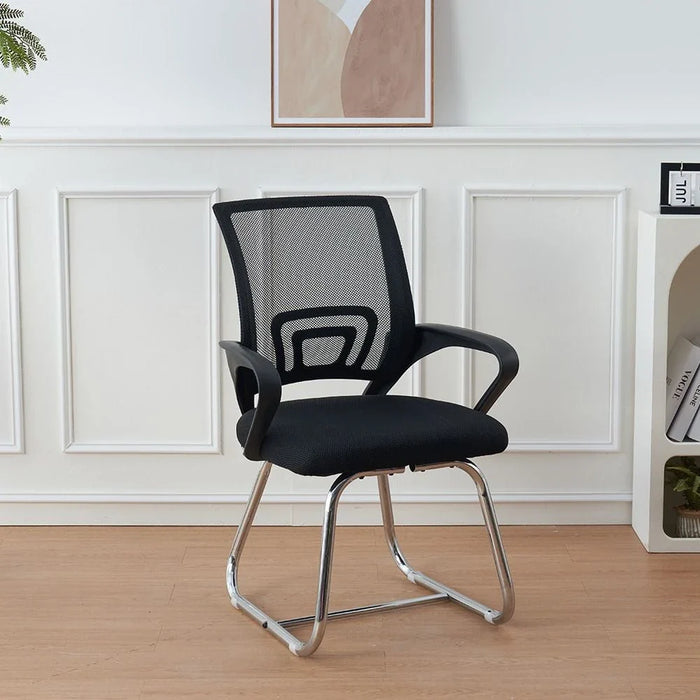 Herald Visitor Chair - Black - With 2-Year Warranty