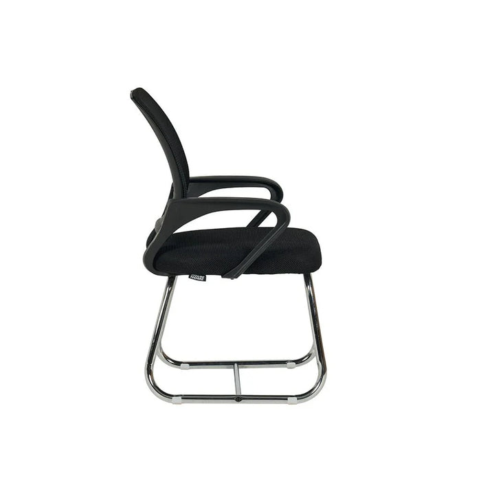 Herald Visitor Chair - Black - With 2-Year Warranty