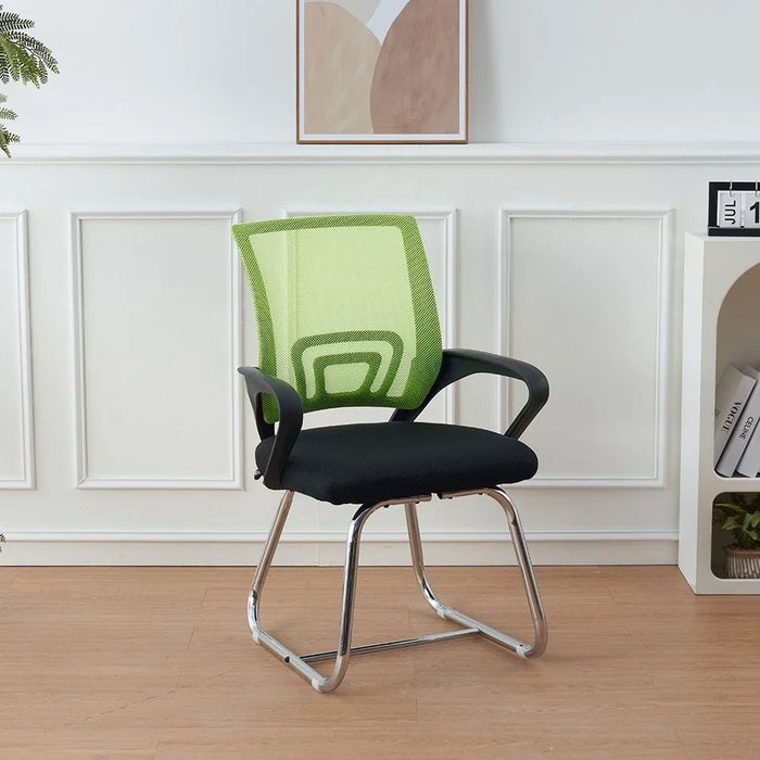 Herald Visitor Chair - Green - With 2-Year Warranty