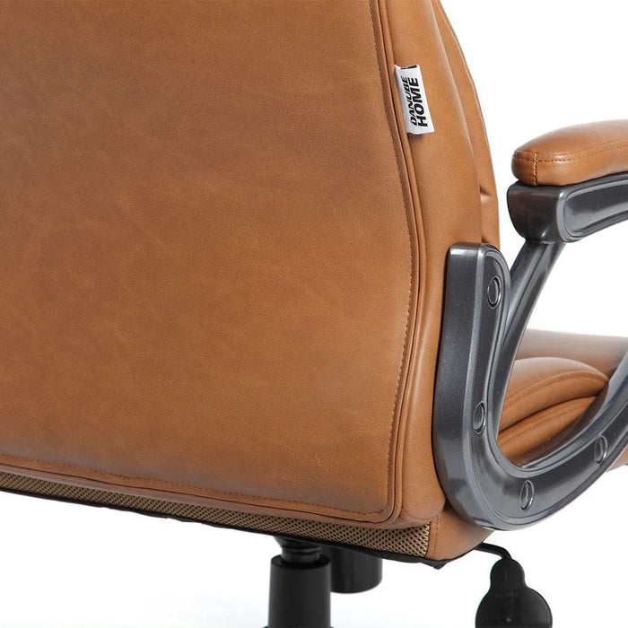 Veloso Mid Back Office Chair - Tan - With 2-Year Warranty