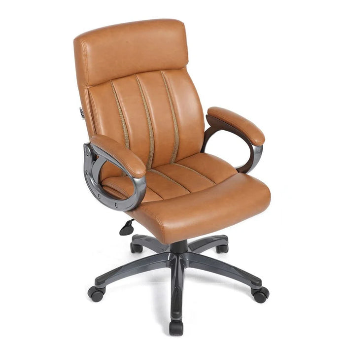 Veloso Mid Back Office Chair - Tan - With 2-Year Warranty