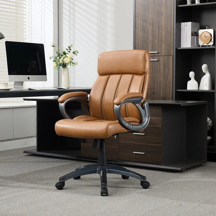 Veloso Mid Back Office Chair - Tan - With 2-Year Warranty