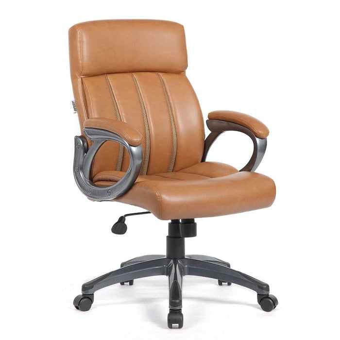 Veloso Mid Back Office Chair - Tan - With 2-Year Warranty
