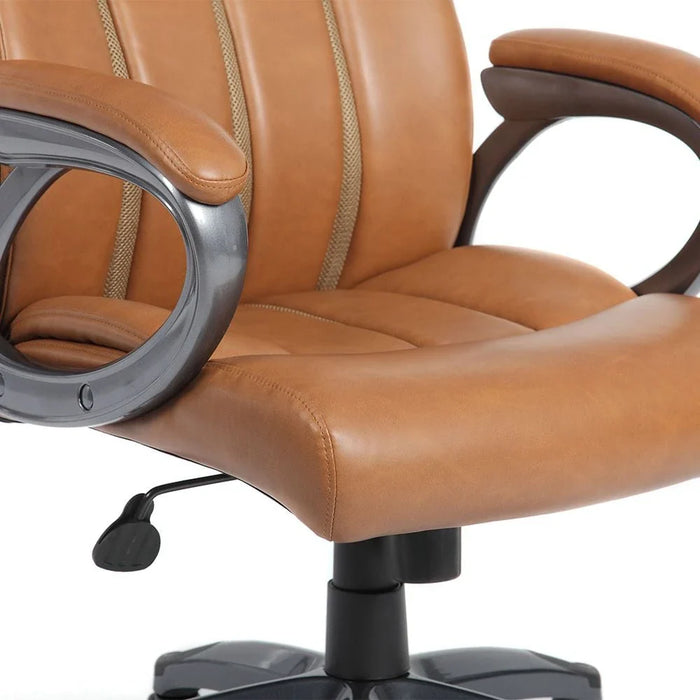 Veloso Mid Back Office Chair - Tan - With 2-Year Warranty