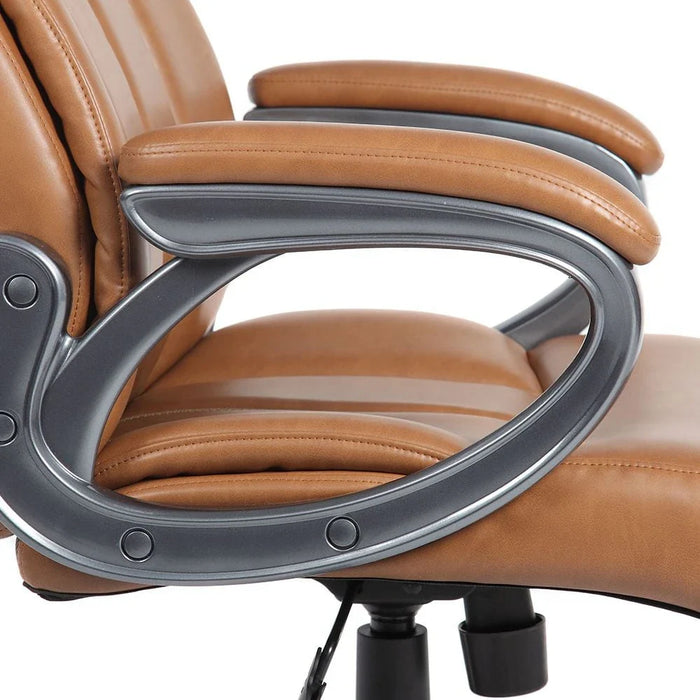 Veloso Mid Back Office Chair - Tan - With 2-Year Warranty