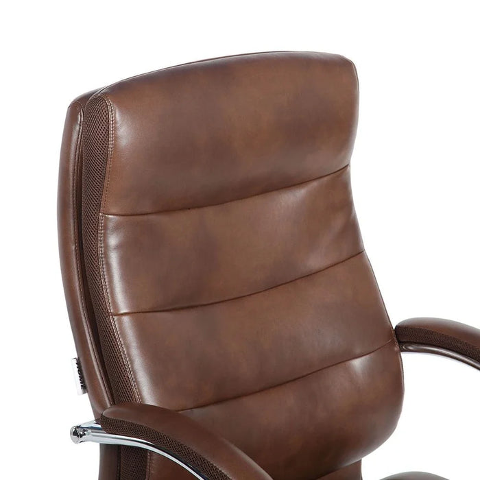 Harland High Back Office Chair - Dark Brown - With 2-Year Warranty