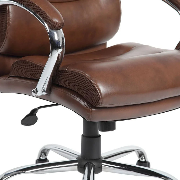 Harland High Back Office Chair - Dark Brown - With 2-Year Warranty