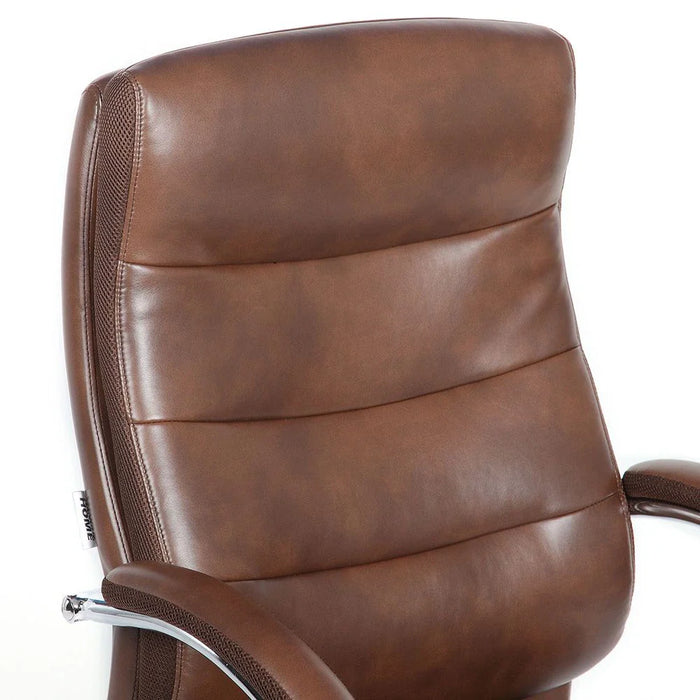Harland Visitor Back Office Chair-Dark Brown