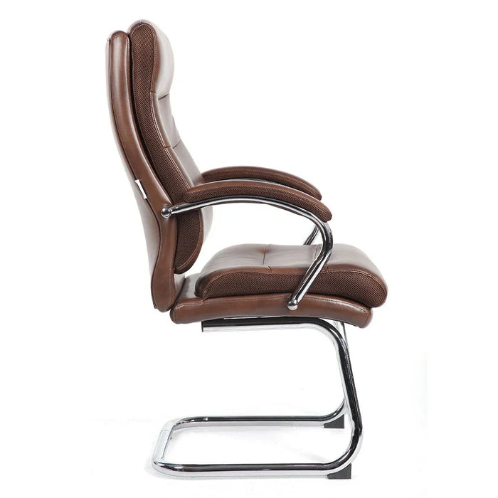 Harland Visitor Back Office Chair-Dark Brown