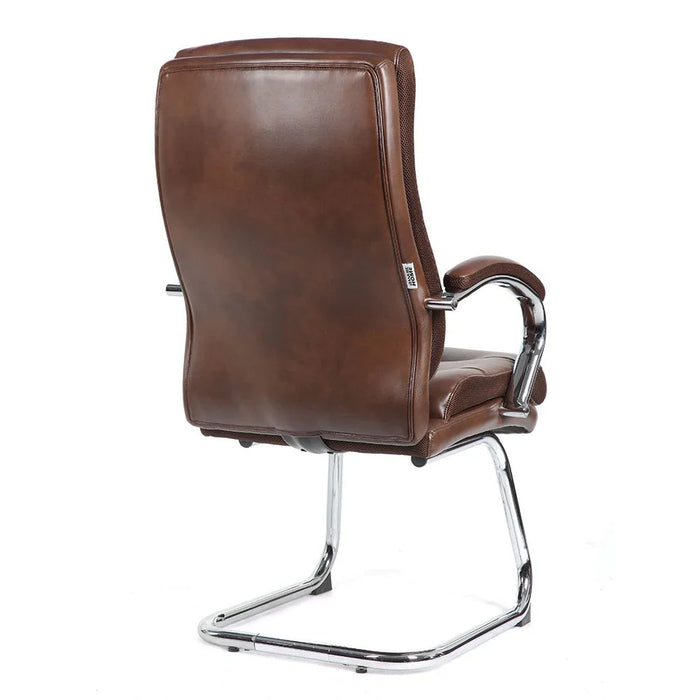 Harland Visitor Back Office Chair-Dark Brown