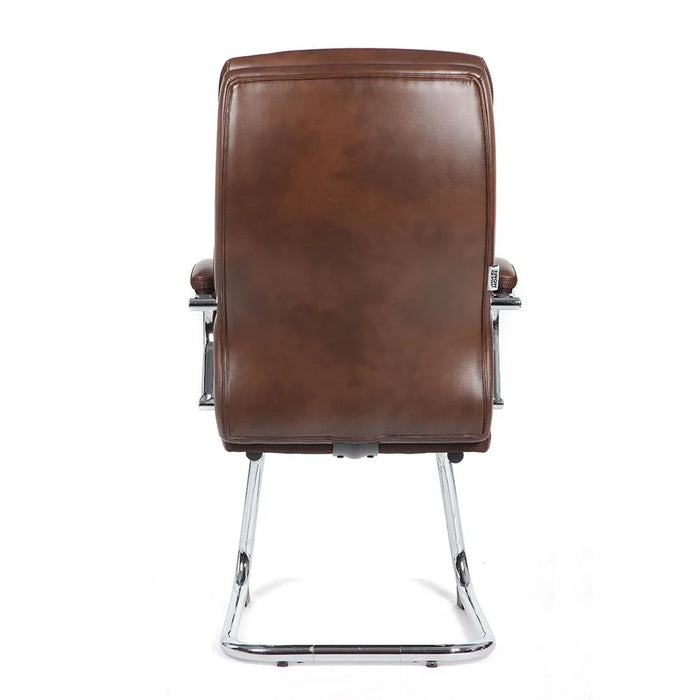 Harland Visitor Back Office Chair-Dark Brown