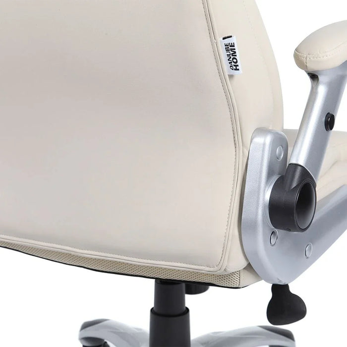 Tyrell High Back Office Chair - Beige - With 2-Year Warranty