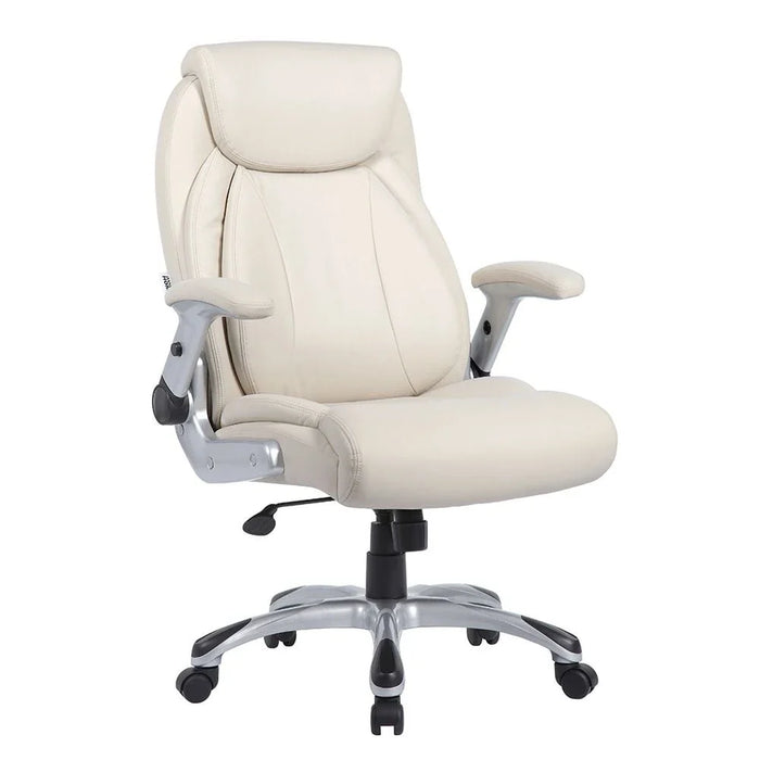 Tyrell High Back Office Chair - Beige - With 2-Year Warranty