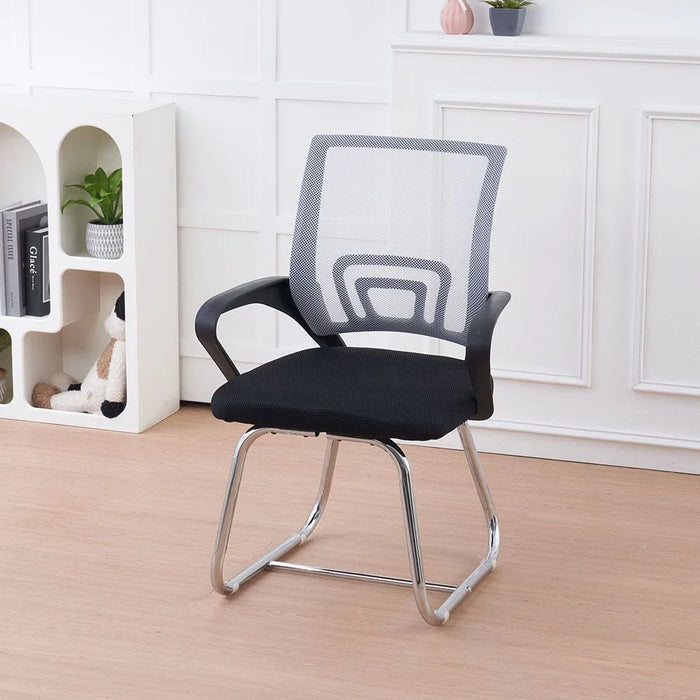 Herald Visitor Chair - Grey/Black - With 2-Year Warranty