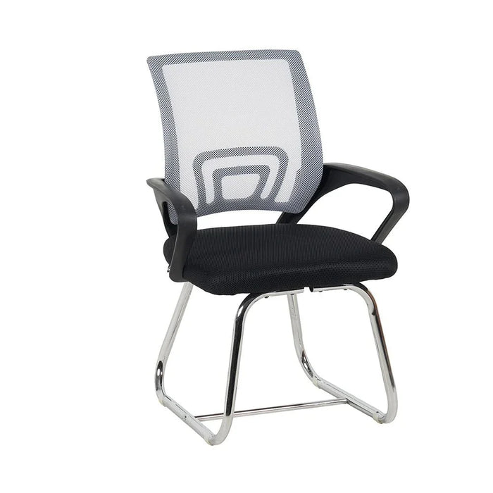 Herald Visitor Chair - Grey/Black - With 2-Year Warranty