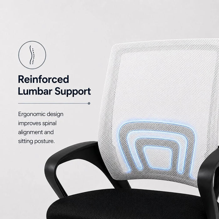 Herald Visitor Chair - Grey/Black - With 2-Year Warranty