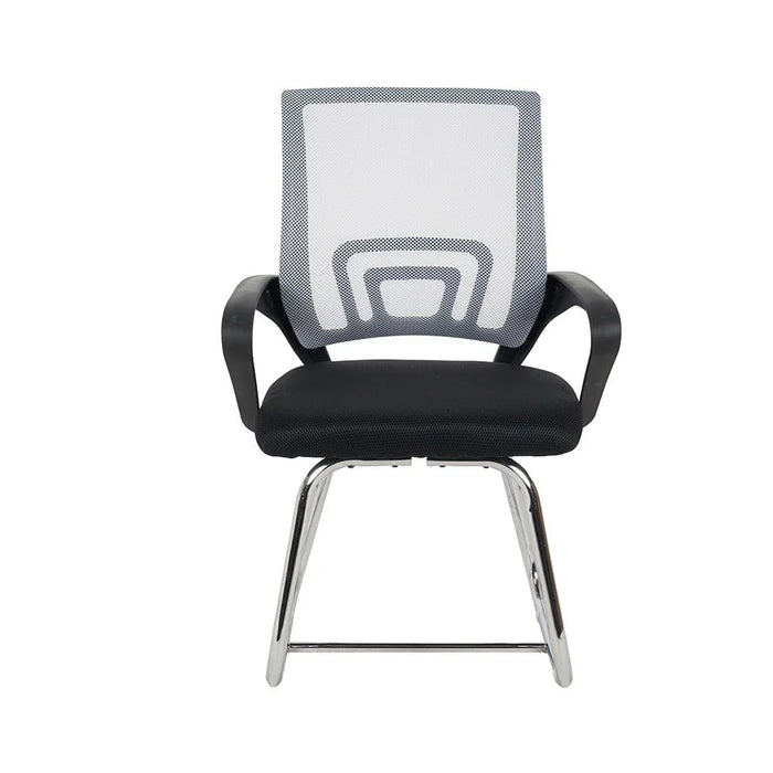 Herald Visitor Chair - Grey/Black - With 2-Year Warranty