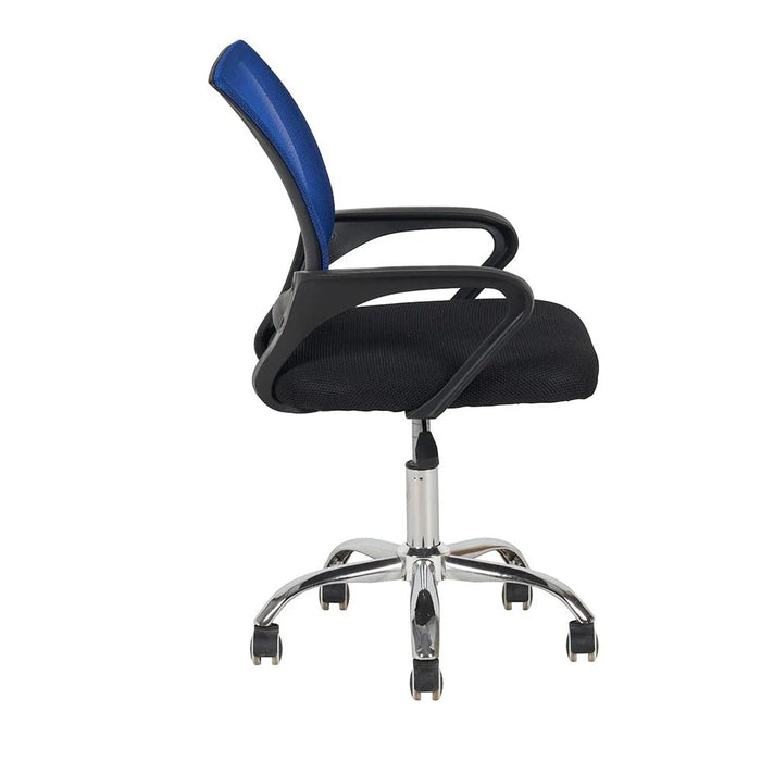 Herald Office Chair - Blue/Black - With 2-Year Warranty