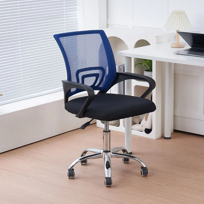 Herald Office Chair - Blue/Black - With 2-Year Warranty