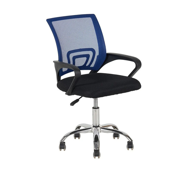 Herald Office Chair - Blue/Black - With 2-Year Warranty