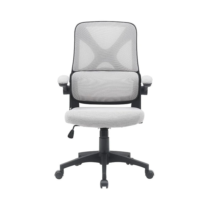 Nevel Mid Back Office Chair-Grey/Black-With 3-Year Warranty