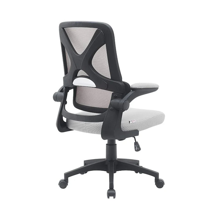 Nevel Mid Back Office Chair-Grey/Black-With 3-Year Warranty