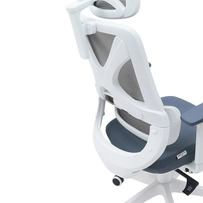Norway High-Back Office Chair-Grey/White-With 3-Year Warranty