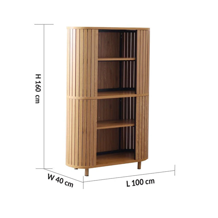 Calibra Bookcase-Light Oak-With 2-Year Warranty