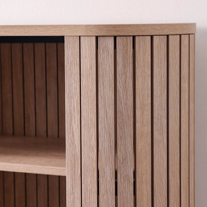 Calibra Bookcase-Whitewash Oak-With 2-Year Warranty
