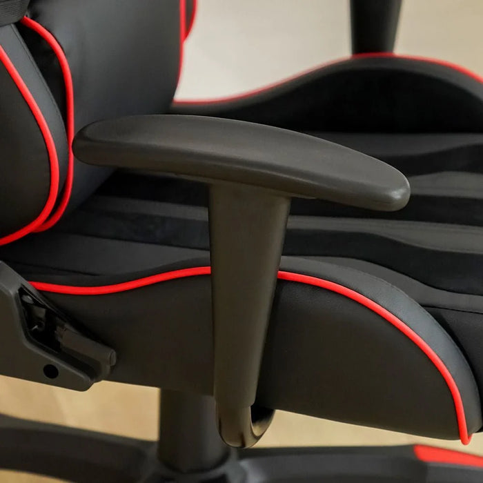 Rays High Back Gaming Chair-Black/Red-With 2-Year Warranty