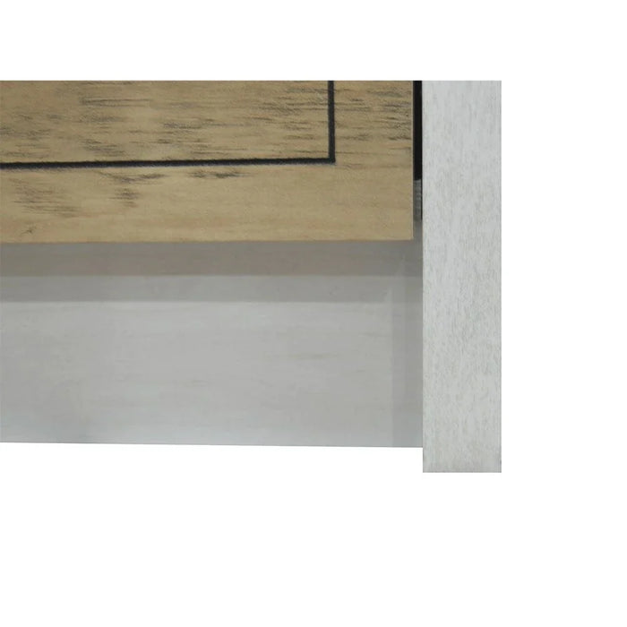Swann 1-Door & 1-Drawer Study Desk - Summer Oak/Pearl White - With 2-Year Warranty