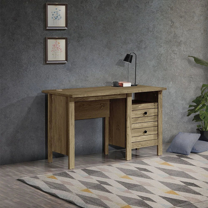 Athens 2-Drawer Study Desk-Light Oak-With 2-Year Warranty