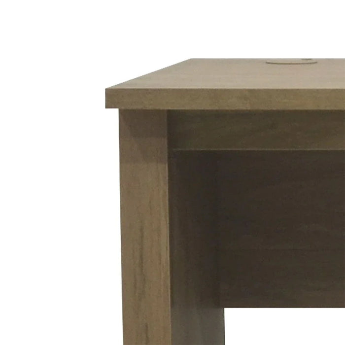 Athens 2-Drawer Study Desk-Light Oak-With 2-Year Warranty