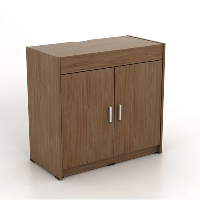 Ovela 2 Door Study desk With Pull-out top table-Walnut