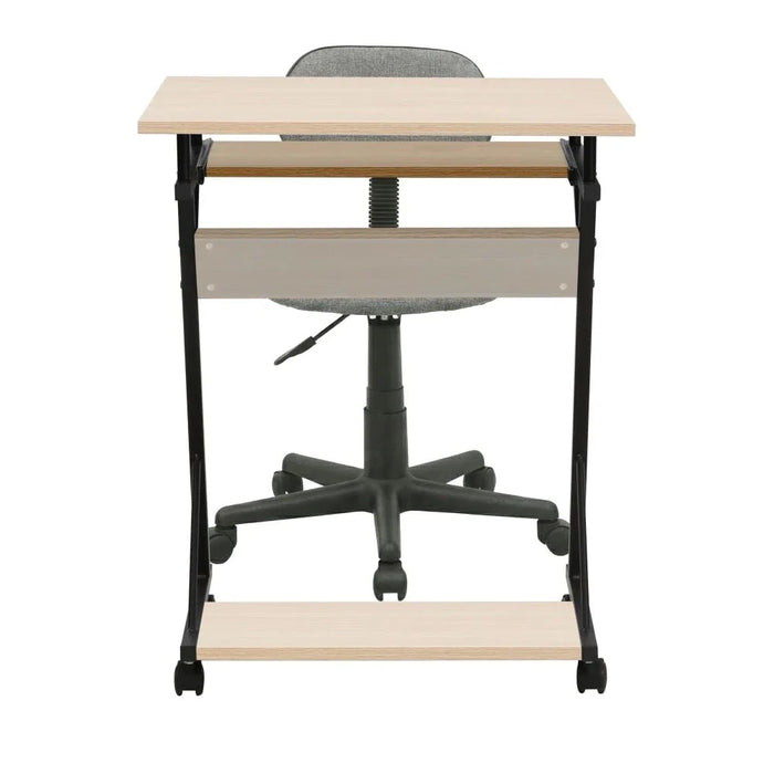 Anhalt Set Of 2 Of Desk And Study Chair -Light Oak/Grey