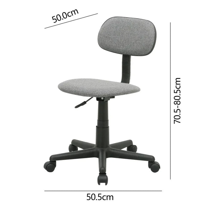 Anhalt Set Of 2 Of Desk And Study Chair -Light Oak/Grey