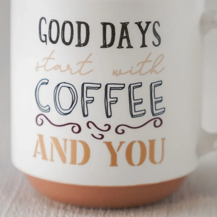 Danube Essential 2-Piece New Bone China Mug Set Black 410ml